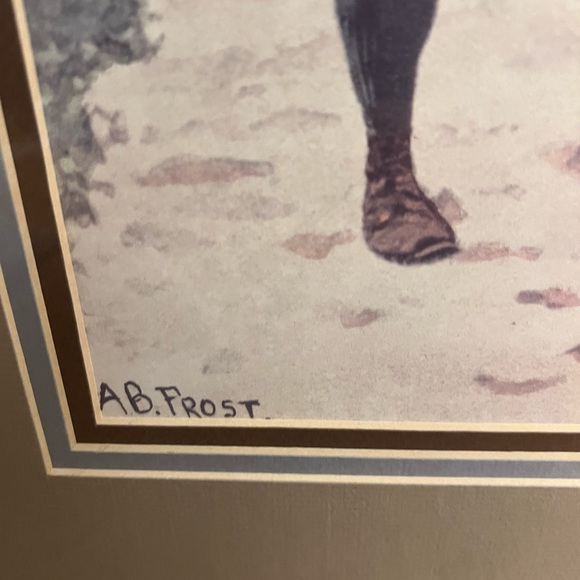 A. B. Frost Artwork - 2 pieces of vintage golf prints - Picture 6 of 7